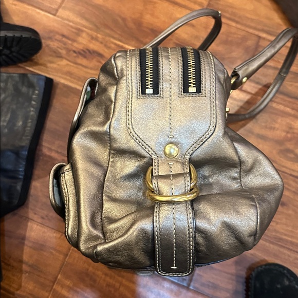 Coach Y2K Legacy Archive Peyton Metallic Leather Tote Bag Satchel 12791 - Picture 4 of 8